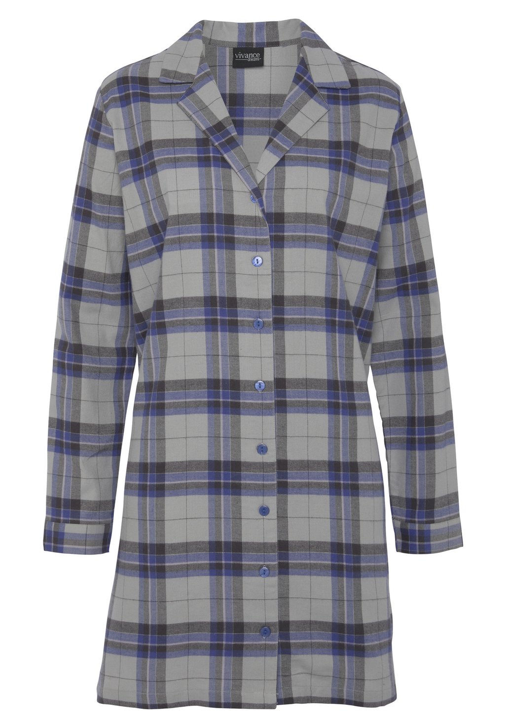 Ночная рубашка LASCANA, синий
Ночная рубашка LASCANA, синий