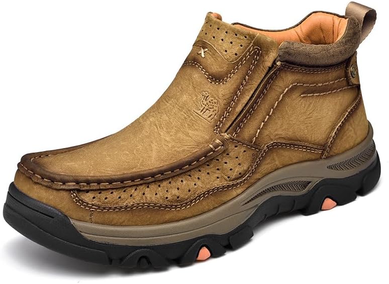 Мужские кожаные ботинки WAOLSU Челси для пеших прогулок и походов, хаки
Мужские кожаные ботинки WAOLSU Челси для пеших прогулок и походов, хаки