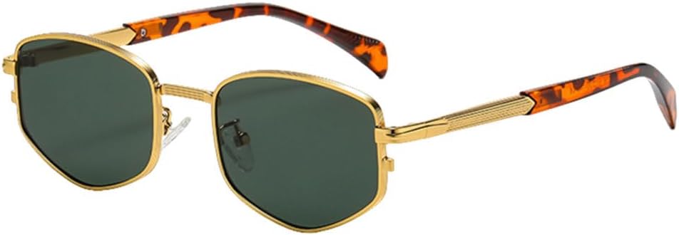 Солнцезащитные очки MUTYNE в ретро-стиле с металлической оправой для женщин, ромбовидный дизайн, маленькие мужские солнцезащитные очки UV400, зелено-коричневые, Gold With Green
Солнцезащитные очки MUTYNE в ретро-стиле с металлической оправой для женщин, ромбовидный дизайн, маленькие мужские солнцезащитные очки UV400, зелено-коричневые, Gold With Green