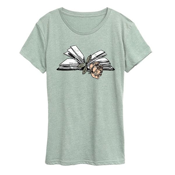 Футболка женская rose in book с дистресс-принтом Licensed Character, Heather Sea Foam
Футболка женская rose in book с дистресс-принтом Licensed Character, Heather Sea Foam