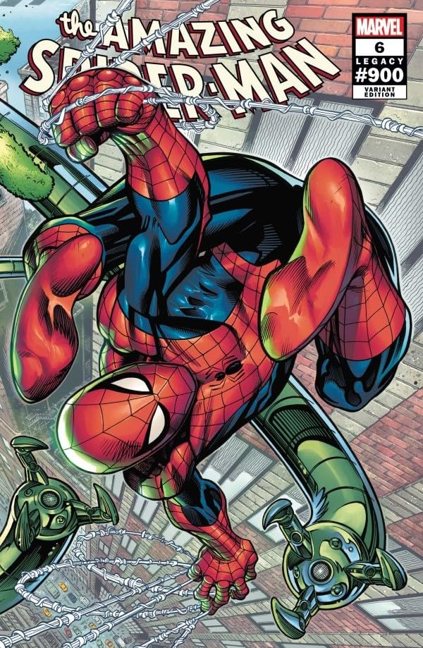 The Amazing Spider-Man #6 Ed McGuinness Wraparound Variant Cover with Rated Comics Acrylic Backer (Rated Comics)
The Amazing Spider-Man #6 Ed McGuinness Wraparound Variant Cover with Rated Comics Acrylic Backer (Rated Comics)