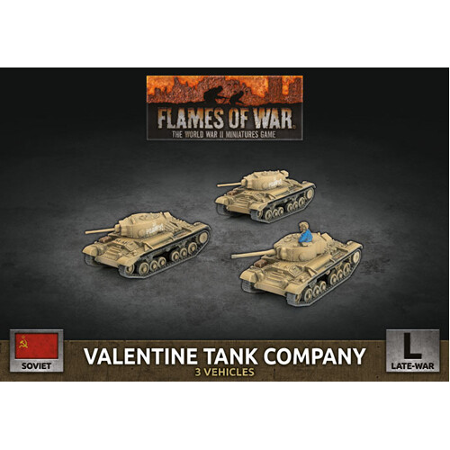 Фигурки Flames Of War: Valentine Tank Company (X3 Plastic)
Фигурки Flames Of War: Valentine Tank Company (X3 Plastic)
