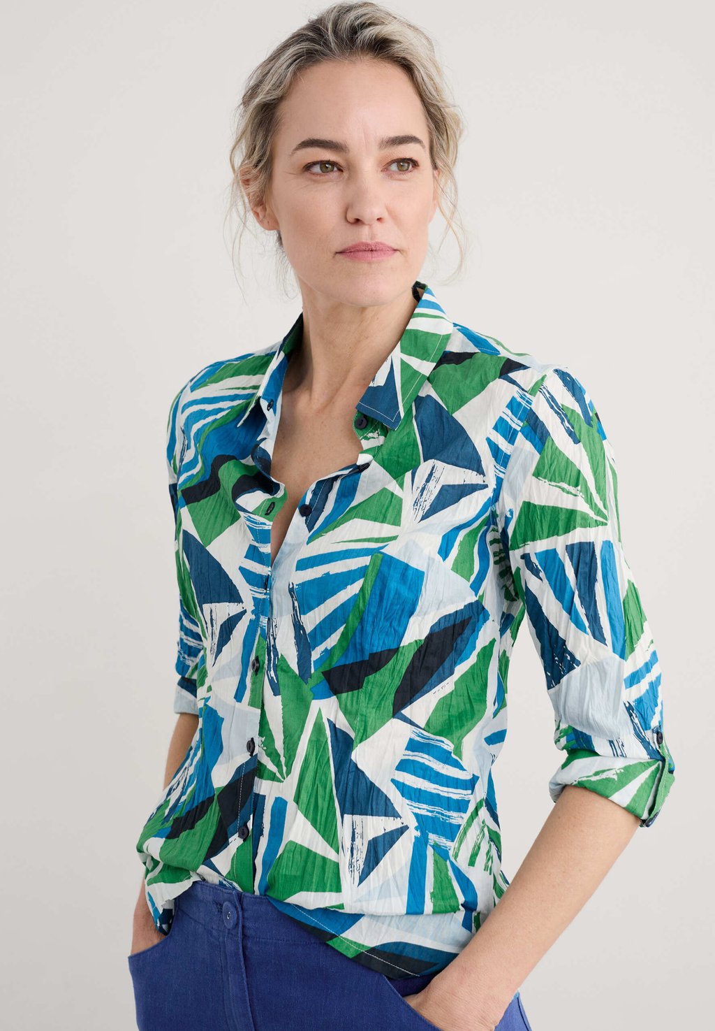 Блузка на пуговицах LARISSA Seasalt Cornwall, зеленый
Блузка на пуговицах LARISSA Seasalt Cornwall, зеленый