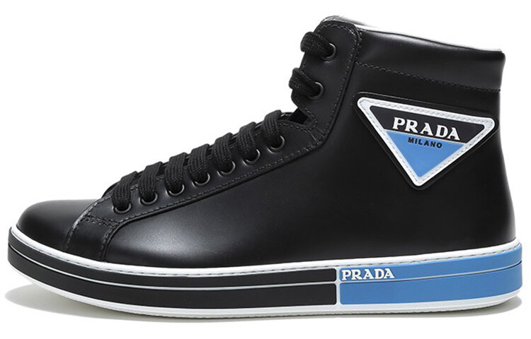 Кеды мужские Prada Skateboard высокие, черный / синий
Кеды мужские Prada Skateboard высокие, черный / синий