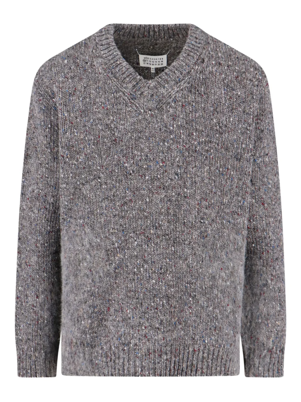 Свитер с V-образным вырезом MAISON MARGIELA, серый
Свитер с V-образным вырезом MAISON MARGIELA, серый