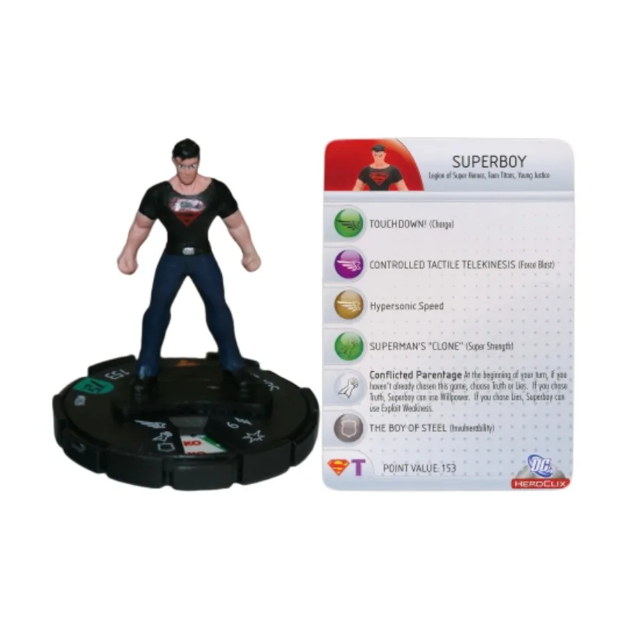 Супербой № 026 (Ю), DC HeroClix - 75th Anniversary - Singles 
Супербой № 026 (Ю), DC HeroClix - 75th Anniversary - Singles