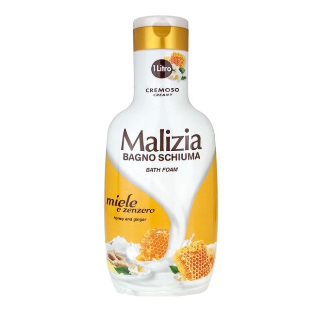 Пена для ванны с медом и имбирем Malizia, 1000 мл
Пена для ванны с медом и имбирем Malizia, 1000 мл