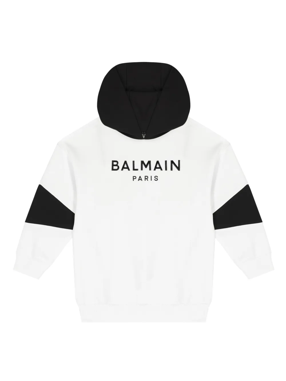 Худи с логотипом Balmain Kids, белый 
Худи с логотипом Balmain Kids, белый