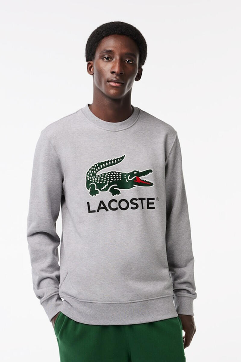 Классический крой темно-синий свитшот Lacoste из хлопкового флиса Lacoste, серый
Классический крой темно-синий свитшот Lacoste из хлопкового флиса Lacoste, серый