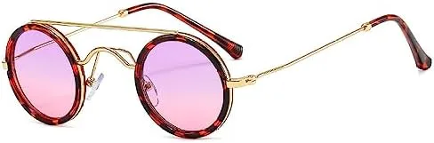 Ретро круглые солнцезащитные очки для женщин, розовые, с защитой от солнца UV400, металлические солнцезащитные очки для мужчин MTZJH, Leopard Purple Pink
Ретро круглые солнцезащитные очки для женщин, розовые, с защитой от солнца UV400, металлические солнцезащитные очки для мужчин MTZJH, Leopard Purple Pink