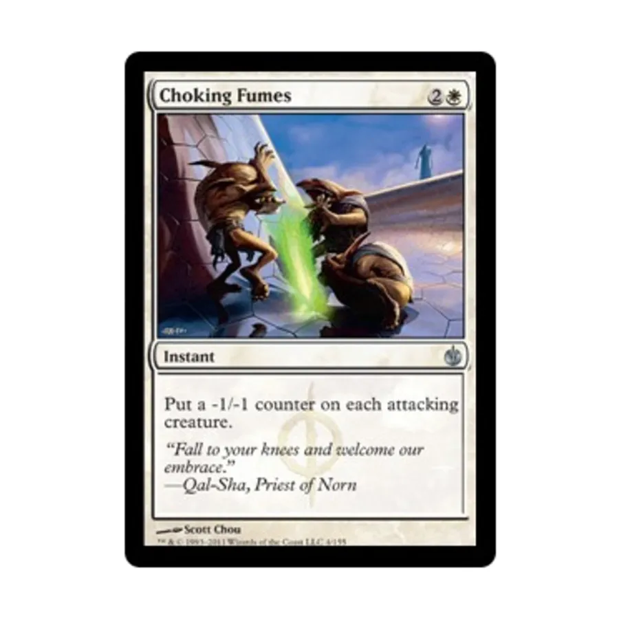 CCG Удушающий дым (U), MTG - Mirrodin Besieged
CCG Удушающий дым (U), MTG - Mirrodin Besieged