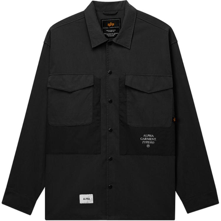 Рубашка Unisex Alpha Industries, черный
Рубашка Unisex Alpha Industries, черный