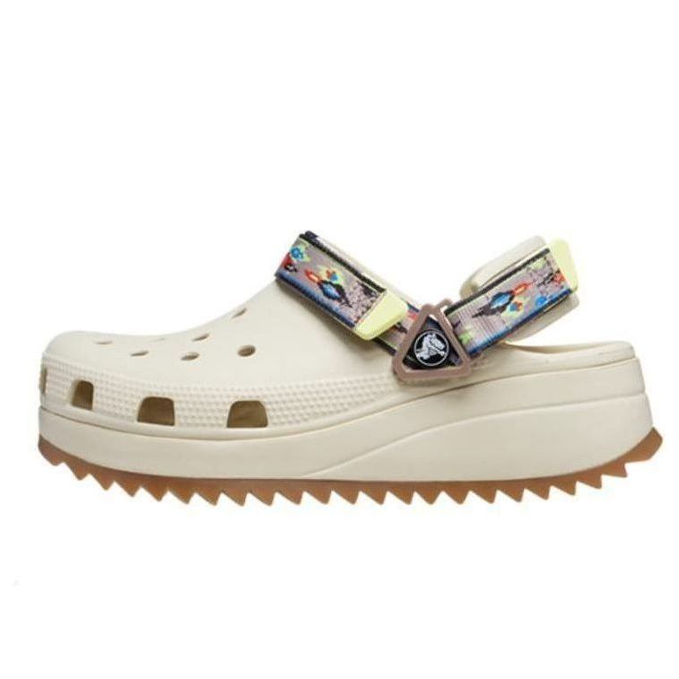 Сабо Crocs Classic Hiker Ikat Clogs 'White Tan' 208052-2YC, белый 
Сабо Crocs Classic Hiker Ikat Clogs 'White Tan' 208052-2YC, белый