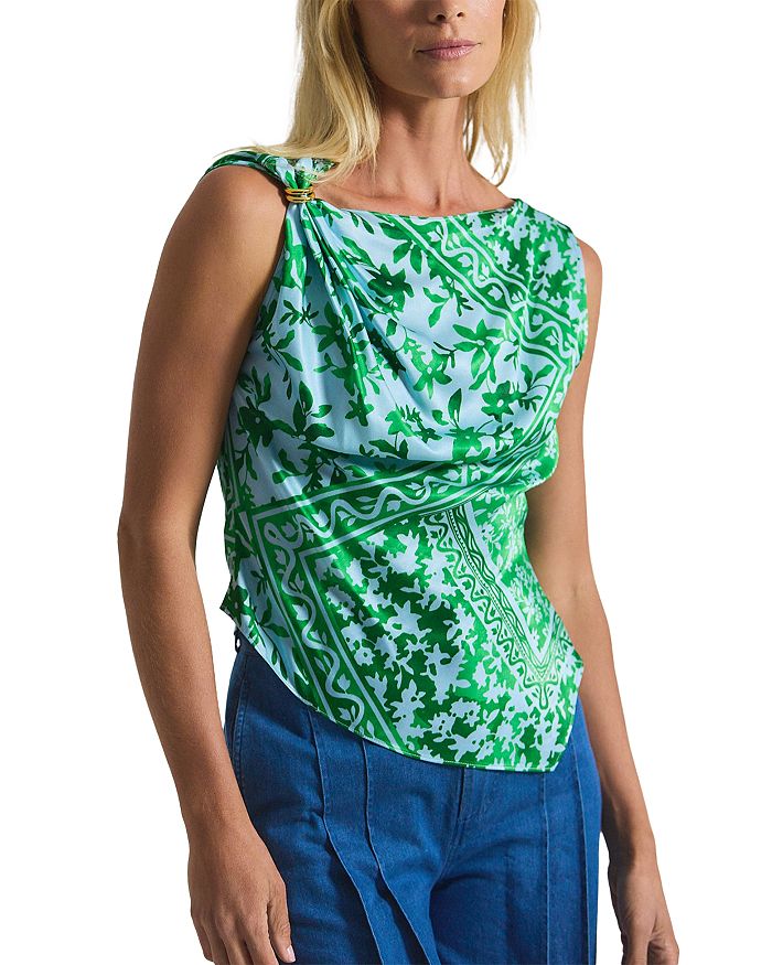 Асимметричный топ Ariel с принтом под плитку и декоративными элементами Derek Lam 10 Crosby, зеленый
Асимметричный топ Ariel с принтом под плитку и декоративными элементами Derek Lam 10 Crosby, зеленый