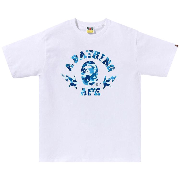Футболка BAPE ABC Camo Sta College Tee, White/Blue
Футболка BAPE ABC Camo Sta College Tee, White/Blue