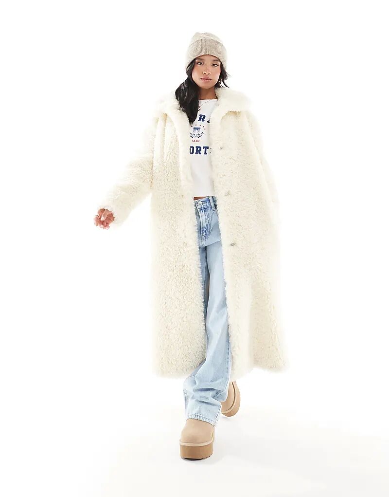 Длинное кудрявый борг пальто нейтрального цвета ASOS
Длинное кудрявый борг пальто нейтрального цвета ASOS