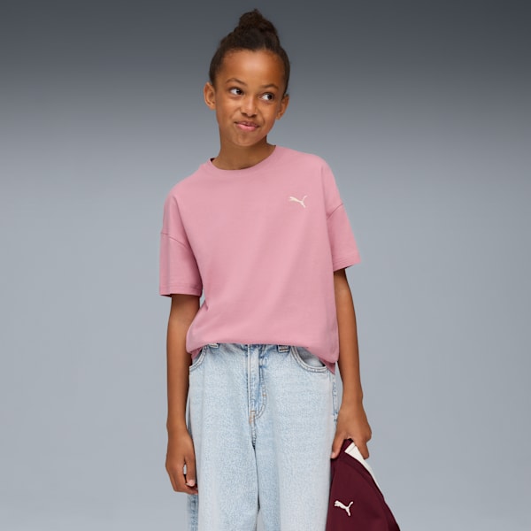 Футболка свободного кроя для больших детей Puma Wardrobe Essentials, розовый
Футболка свободного кроя для больших детей Puma Wardrobe Essentials, розовый