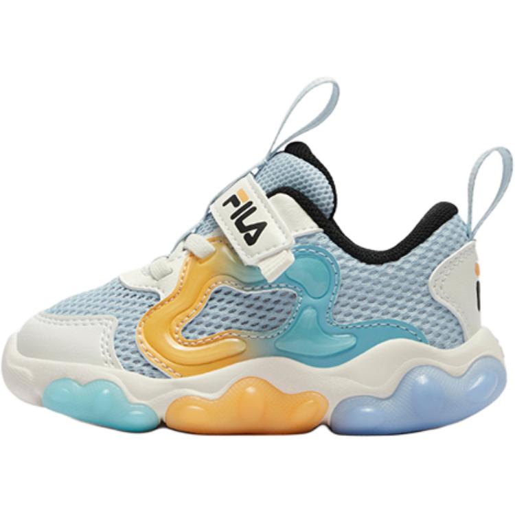 FILA KIDS Низкие противоскользящие амортизирующие туфли для малышей, синие и белые, для младенцев и малышей 
FILA KIDS Низкие противоскользящие амортизирующие туфли для малышей, синие и белые, для младенцев и малышей