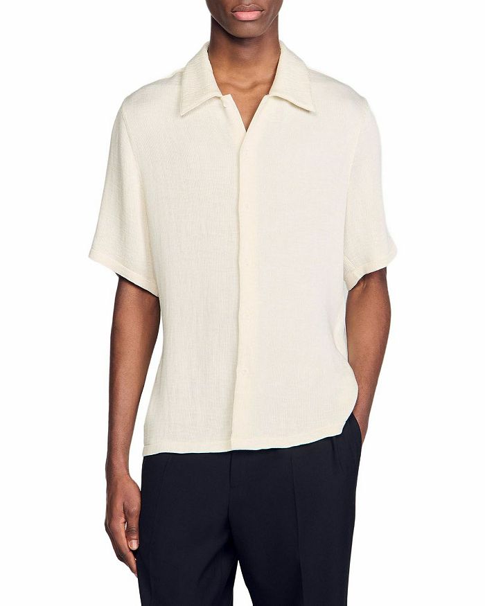 Мятую рубашку Sandro, белый
Мятую рубашку Sandro, белый