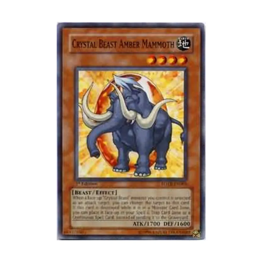 CCG Кристальный зверь Янтарный мамонт (Обычный), Yu-Gi-Oh - Force of the Breaker - Singles
CCG Кристальный зверь Янтарный мамонт (Обычный), Yu-Gi-Oh - Force of the Breaker - Singles