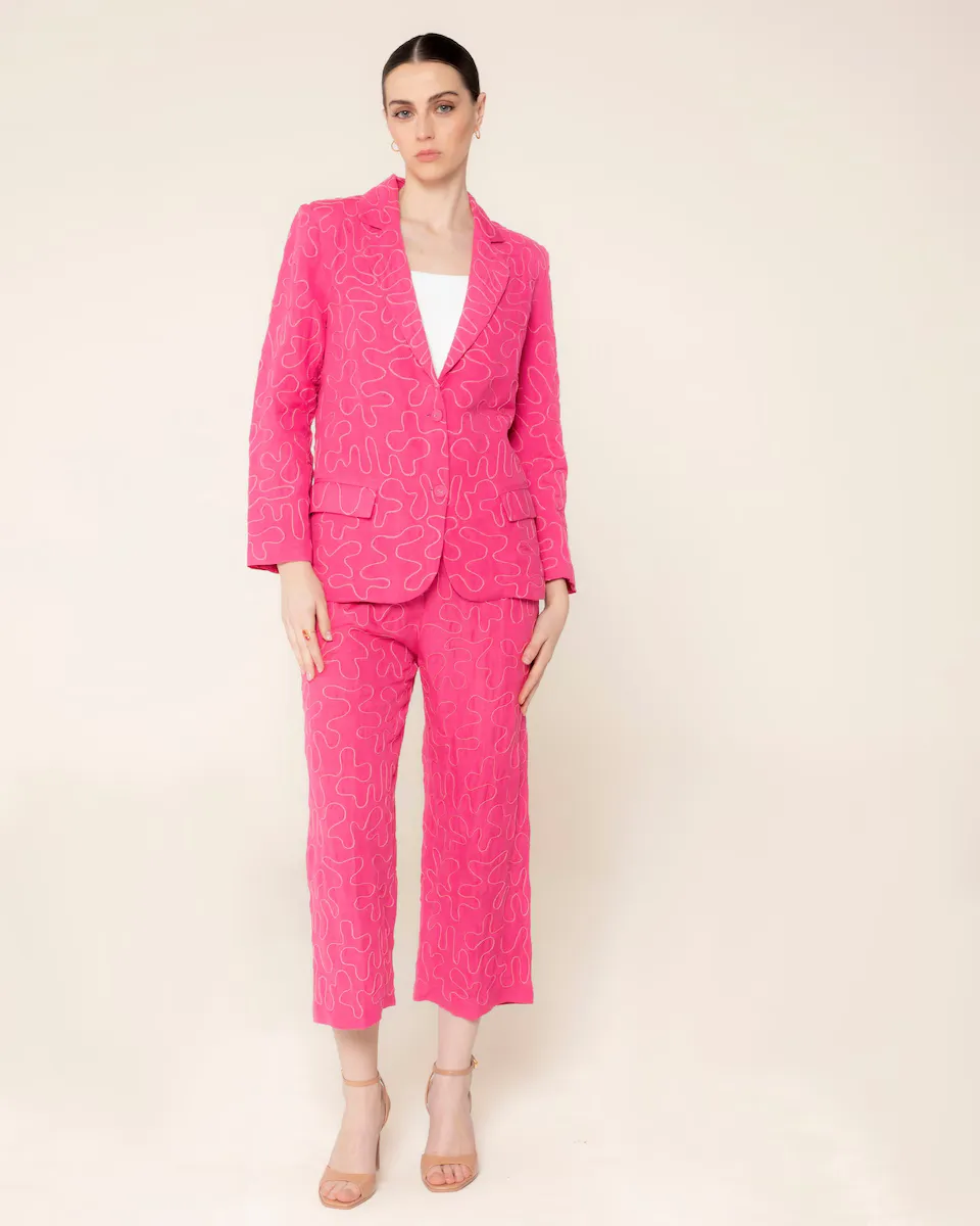 Женские прямые брюки Dory с вышивкой Niza, розовый
Женские прямые брюки Dory с вышивкой Niza, розовый