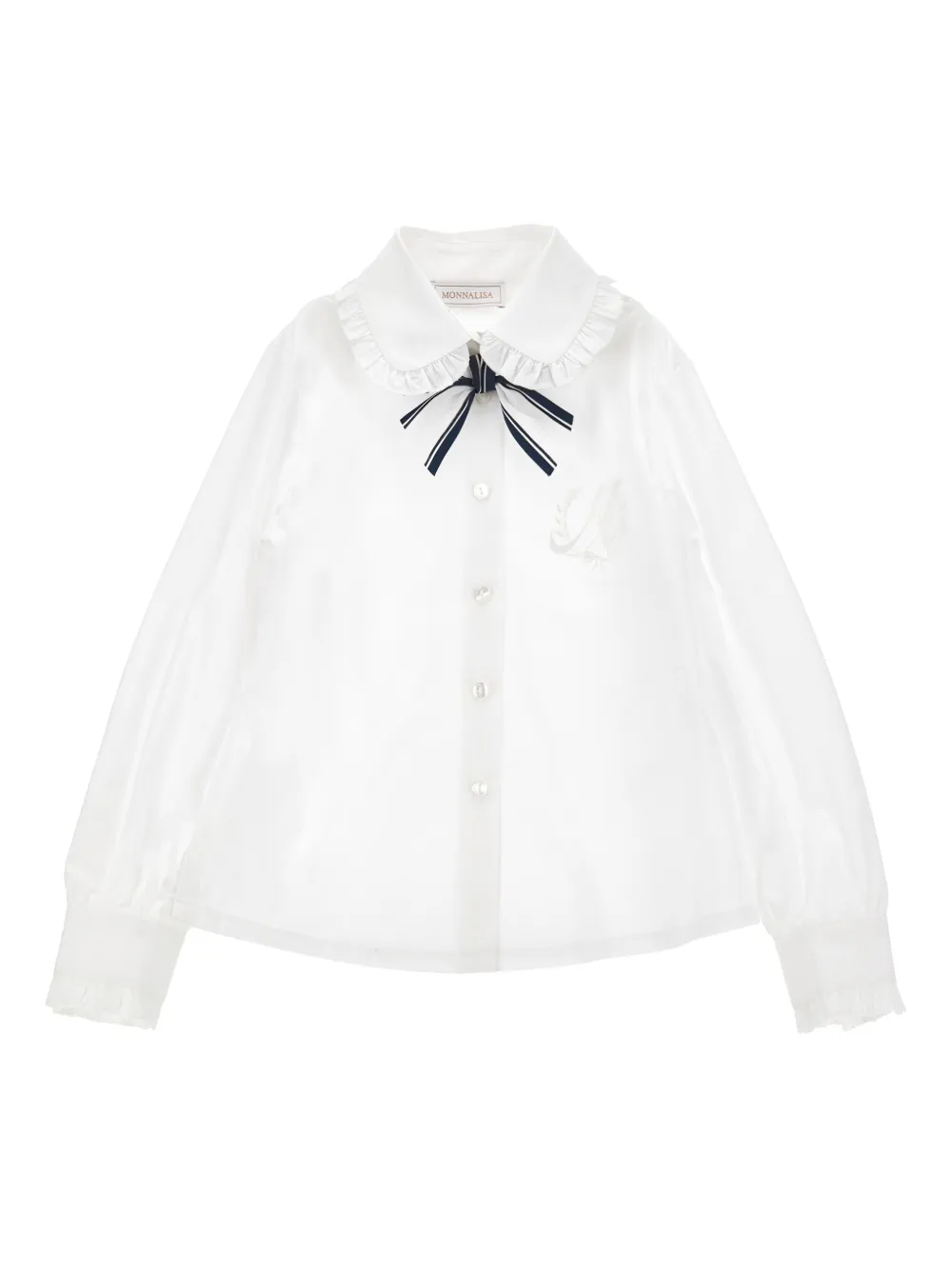 Рубашка с бантом Monnalisa, белый
Рубашка с бантом Monnalisa, белый