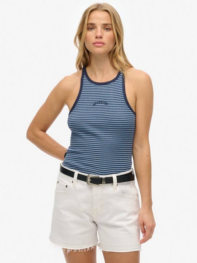 Топ-жилет из чистого органического хлопка в полоску с логотипом essential racerback из чистого органического хлопка Superdry, цвет Richest Navy Feeder
Топ-жилет из чистого органического хлопка в полоску с логотипом essential racerback из чистого органического хлопка Superdry, цвет Richest Navy Feeder