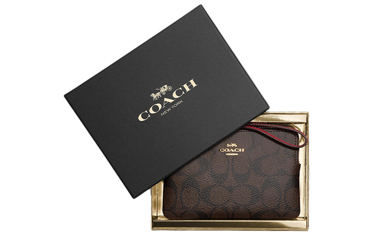 COACH Кожаный клатч Boxed для женщин темно-коричневый
COACH Кожаный клатч Boxed для женщин темно-коричневый