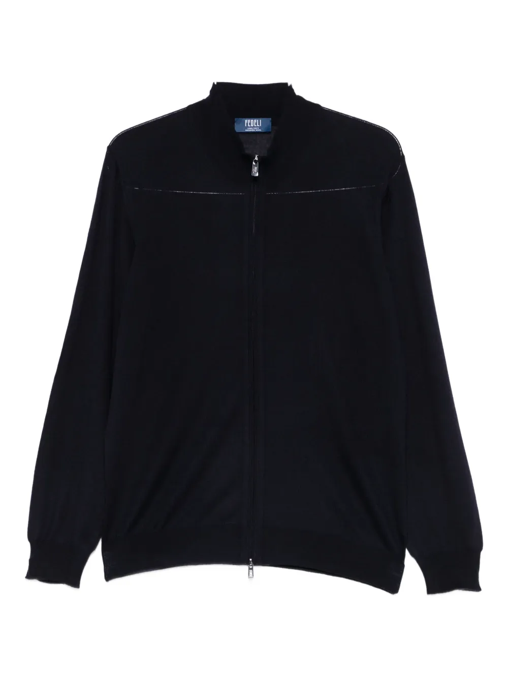 Свитер с застежкой-молнией спереди Fedeli, синий
Свитер с застежкой-молнией спереди Fedeli, синий