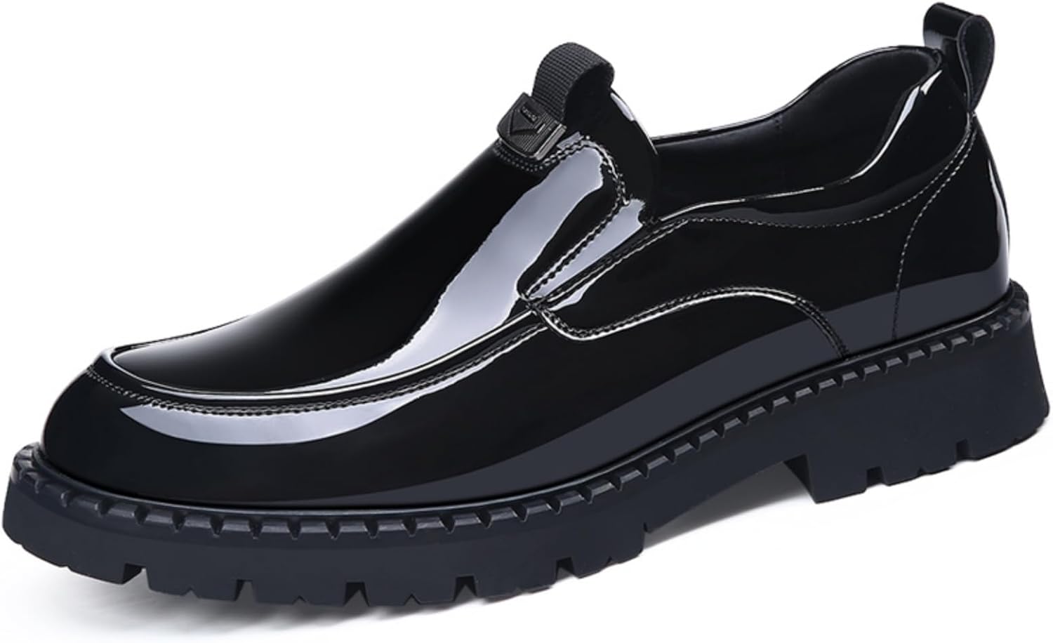 Мужские кожаные лоферы на платформе без шнурков с монеткой, классический круглый носок, зубчатая подошва, деловые повседневные формальные туфли Aokisx, черный
Мужские кожаные лоферы на платформе без шнурков с монеткой, классический круглый носок, зубчатая подошва, деловые повседневные формальные туфли Aokisx, черный