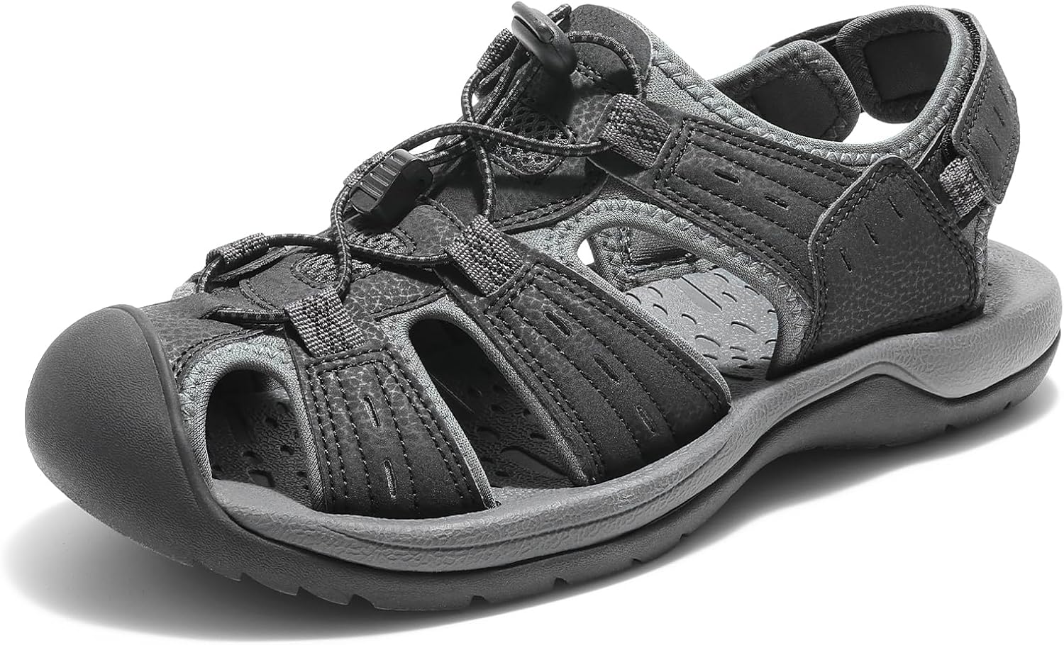 Мужские сандалии DREAM PAIRS с поддержкой: спортивные, для улицы, из быстросохнущей сетки, с закрытым носком, легкие, удобные водные туфли, черный/серый/темно-серый
Мужские сандалии DREAM PAIRS с поддержкой: спортивные, для улицы, из быстросохнущей сетки, с закрытым носком, легкие, удобные водные туфли, черный/серый/темно-серый