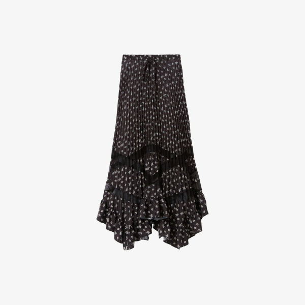 Юбка Claudie Pierlot с цветочным принтом и рюшами, синий
Юбка Claudie Pierlot с цветочным принтом и рюшами, синий
