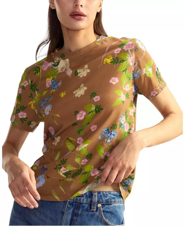 Женская повседневная хлопковая футболка Cynthia Rowley, желтый
Женская повседневная хлопковая футболка Cynthia Rowley, желтый