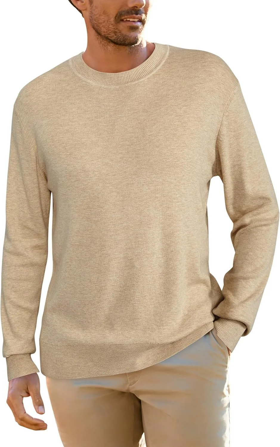 Arach&Cloz мужской свитер из шерстяной смеси свободного кроя Ultra Soft
Arach&Cloz мужской свитер из шерстяной смеси свободного кроя Ultra Soft