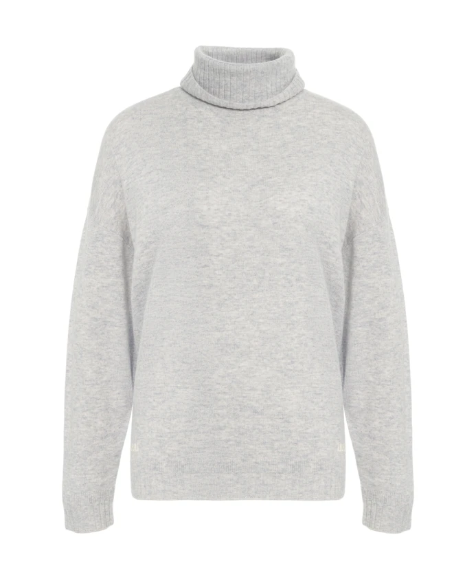 Мягкий вязаный свитер с высоким воротником, серый, осень-зима 2025. Liu Jo, серый
Мягкий вязаный свитер с высоким воротником, серый, осень-зима 2025. Liu Jo, серый