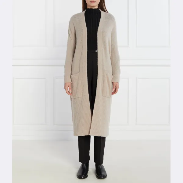 Шерстяной кардиган свободного кроя Marella, бежевый
Шерстяной кардиган свободного кроя Marella, бежевый