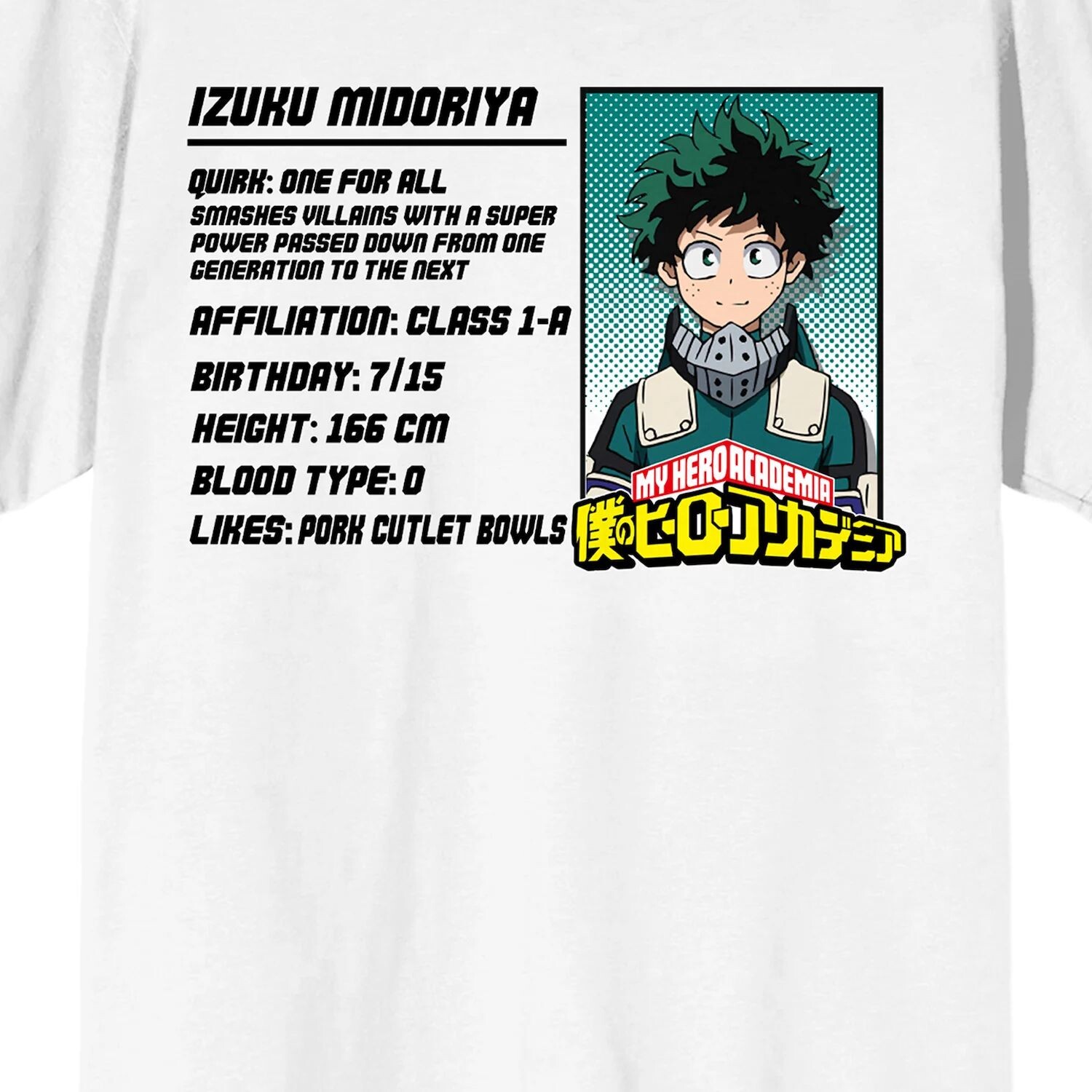 Мужская футболка с именем My Hero Academia Deku Licensed Character
Мужская футболка с именем My Hero Academia Deku Licensed Character