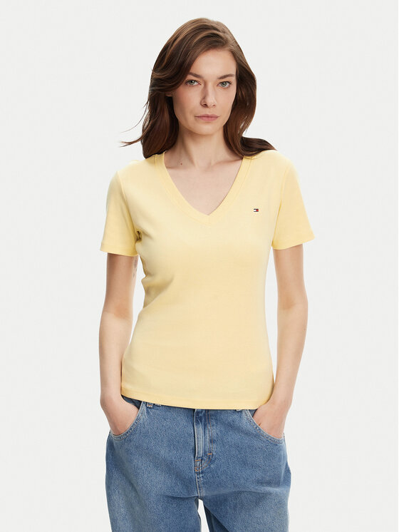 Облегающая футболка New Cody WW0WW40584 Tommy Hilfiger, желтый
Облегающая футболка New Cody WW0WW40584 Tommy Hilfiger, желтый