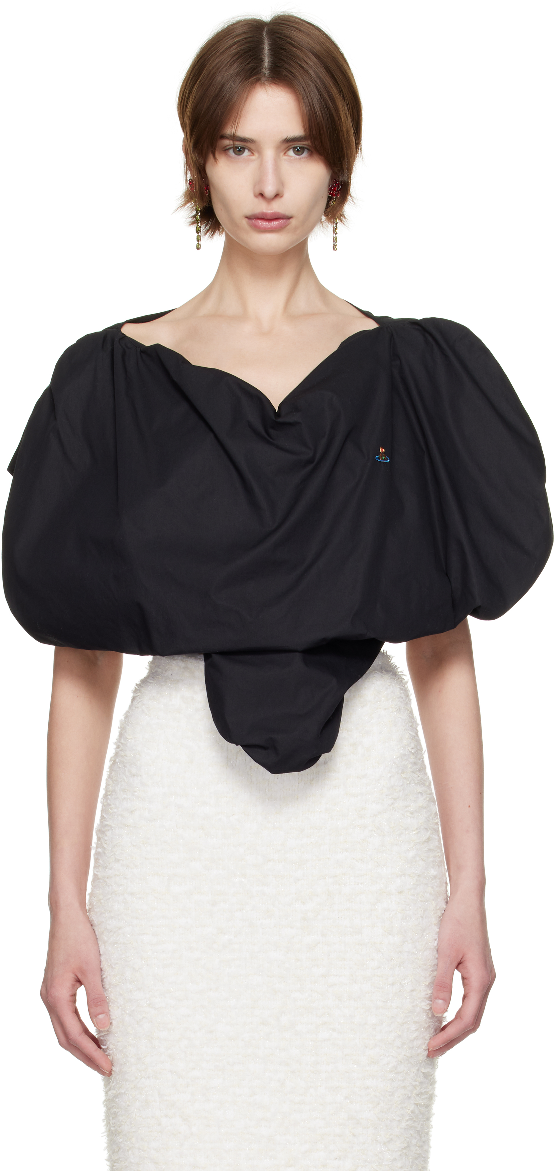 Блуза с сердечком Vivienne Westwood
Блуза с сердечком Vivienne Westwood