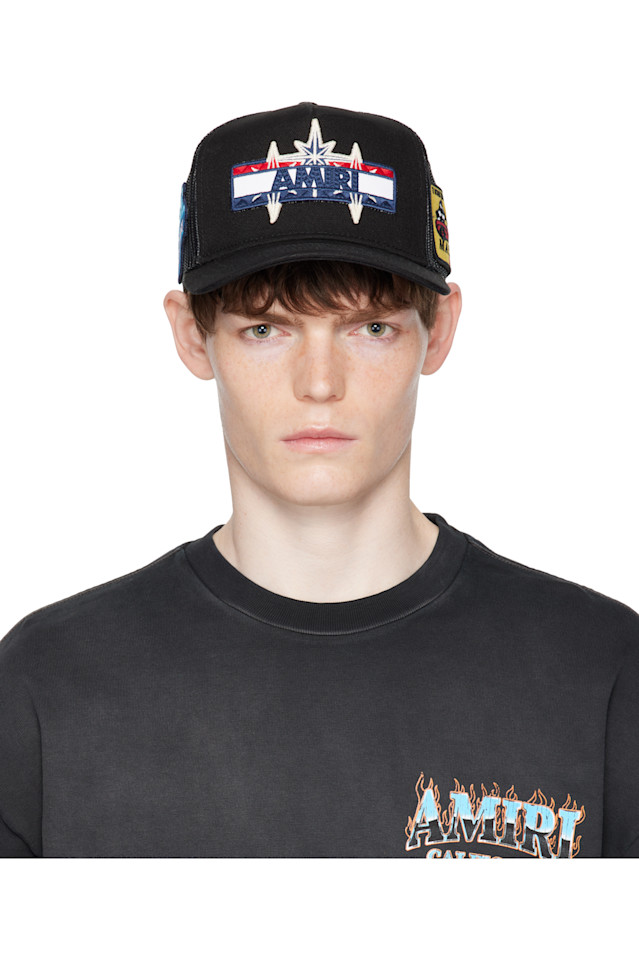 Кепка дальнобойщика с нашивкой Station Amiri, черный
Кепка дальнобойщика с нашивкой Station Amiri, черный