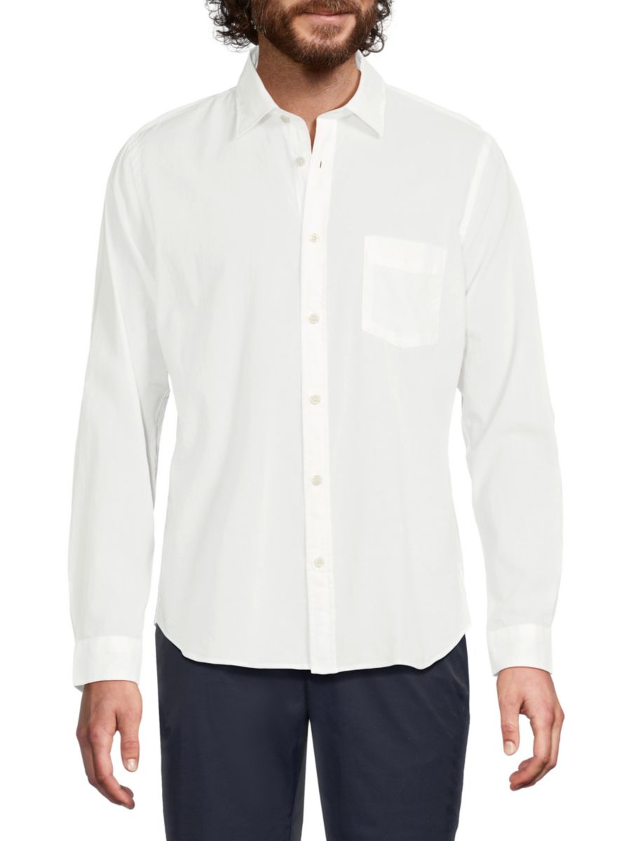 Рубашка из хлопковой вуали Onia, белый
Рубашка из хлопковой вуали Onia, белый