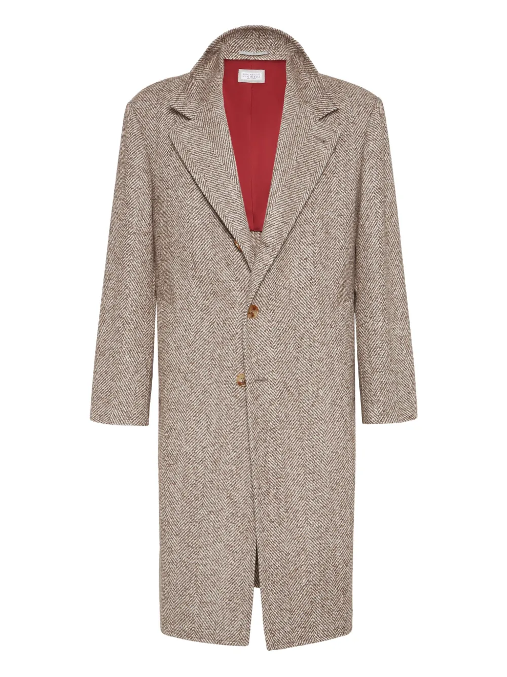 Однобортное пальто с узором шеврон Brunello Cucinelli, светло-коричневый
Однобортное пальто с узором шеврон Brunello Cucinelli, светло-коричневый