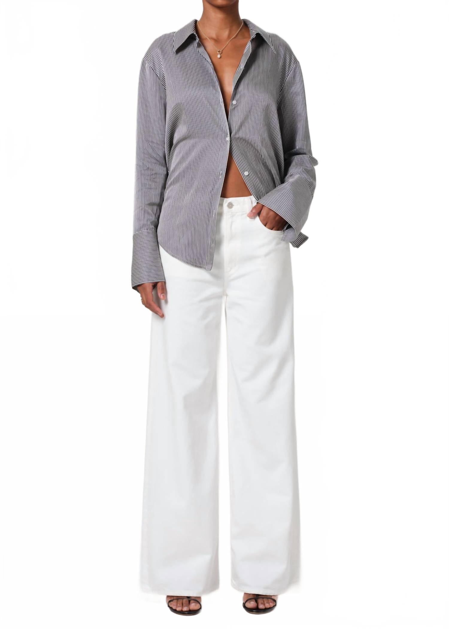 Джинсы Paloma Wide Leg в мягком белом Citizens of Humanity
Джинсы Paloma Wide Leg в мягком белом Citizens of Humanity