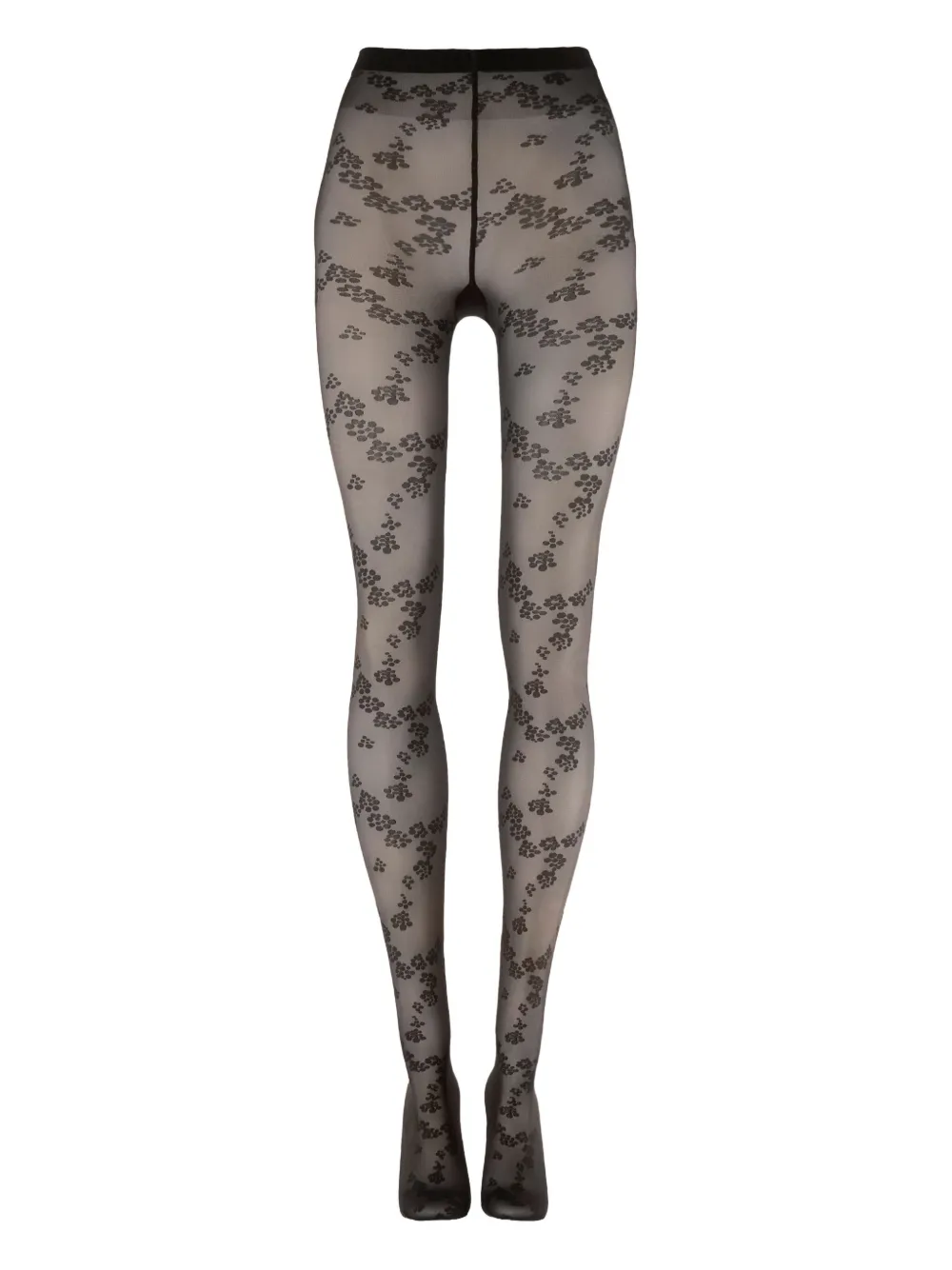 Колготки Floret с узором Wolford, черный 
Колготки Floret с узором Wolford, черный