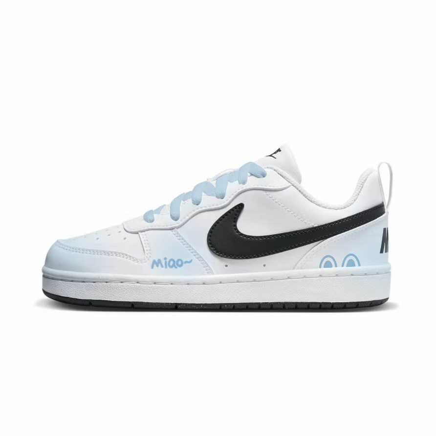 Nike Court Borough Light Blue Milk Cat Low top Skateboard Shoes White Kids'
Nike Court Borough Light Blue Milk Cat Low top Skateboard Shoes White Kids'