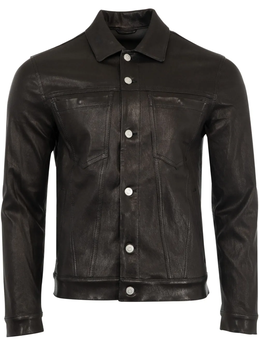 Кожаная куртка-рубашка Giorgio Brato, черный
Кожаная куртка-рубашка Giorgio Brato, черный