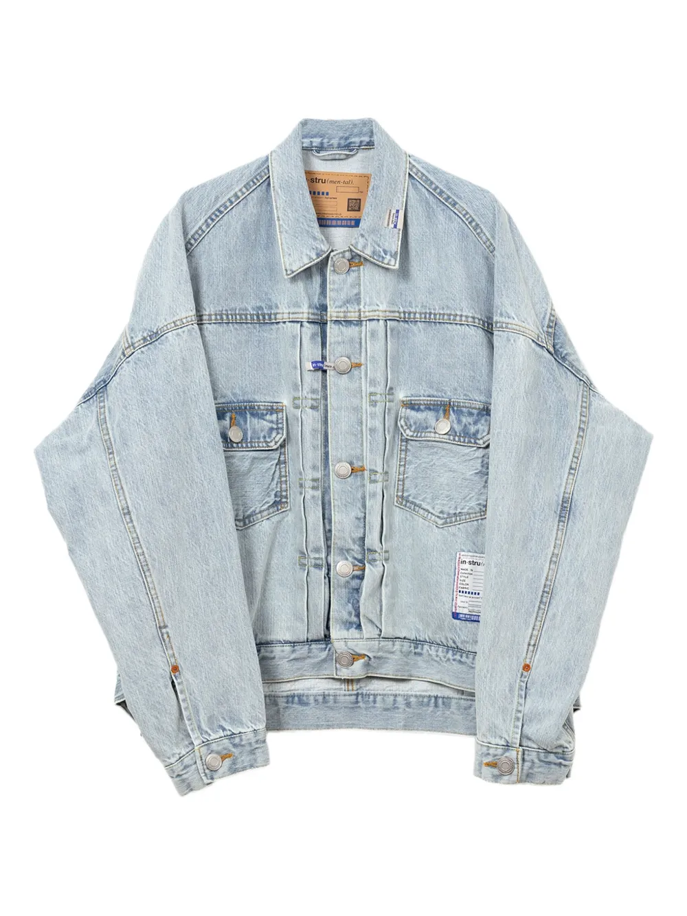 Джинсовая куртка с логотипом in・stru(men-tal)., синий
Джинсовая куртка с логотипом in・stru(men-tal)., синий