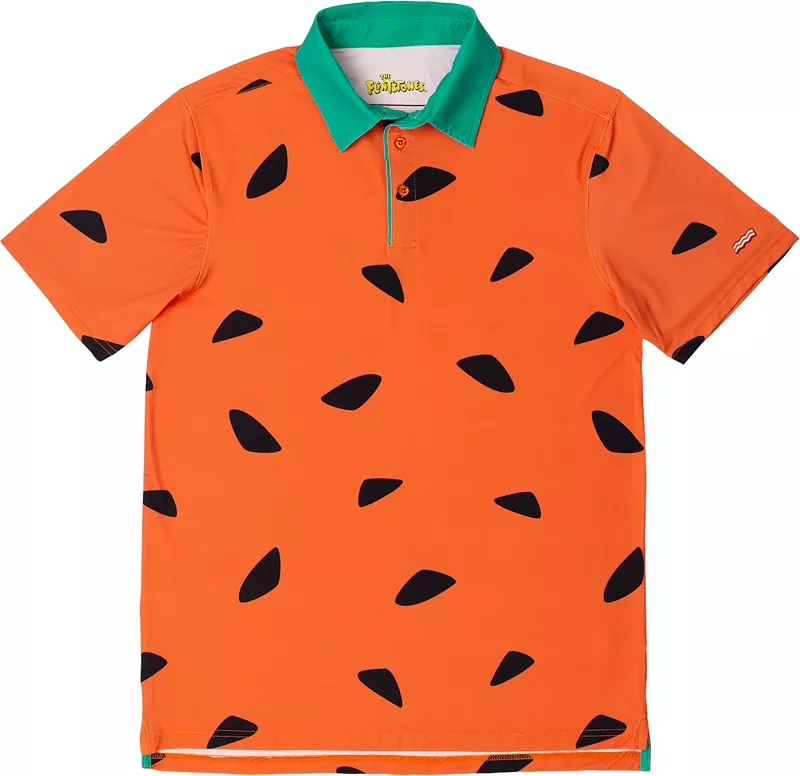 Мужские поло для гольфа Flinstones "Flop Shot Freddy" Breakfast Balls, оранжевый
Мужские поло для гольфа Flinstones "Flop Shot Freddy" Breakfast Balls, оранжевый