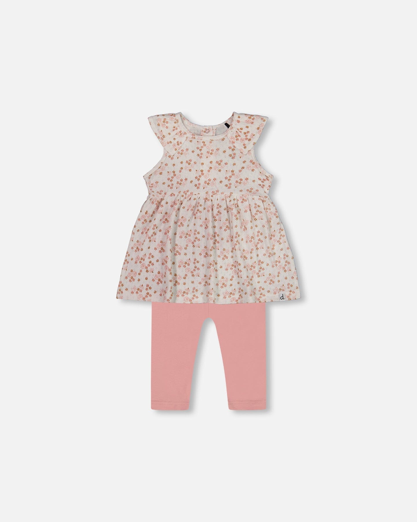 Комплект из туники и леггинсов из органического хлопка с принтом белого цвета с розовыми цветами Deux par Deux
Комплект из туники и леггинсов из органического хлопка с принтом белого цвета с розовыми цветами Deux par Deux