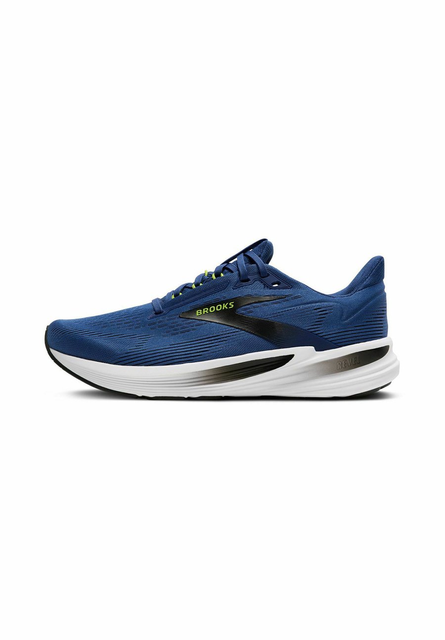 Кроссовки Brooks REVEL 8, Navy Peony Black Acid Lime/Dark Blue
Кроссовки Brooks REVEL 8, Navy Peony Black Acid Lime/Dark Blue
